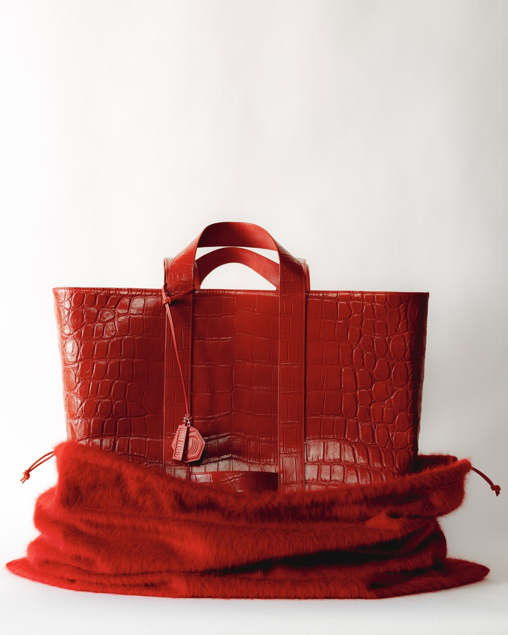 Bell Bag Engine Red Croc